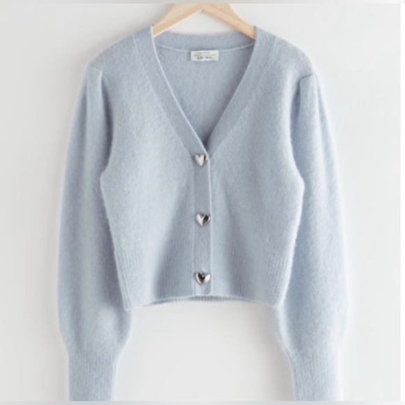 & Other Stories Sweaters - & Other Stories Light Blue Cardigan